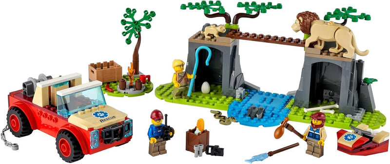 Collectix Lego Set - City Tierrettungs-Geländewagen 60301 + Tierrettungs-Quad 60300
