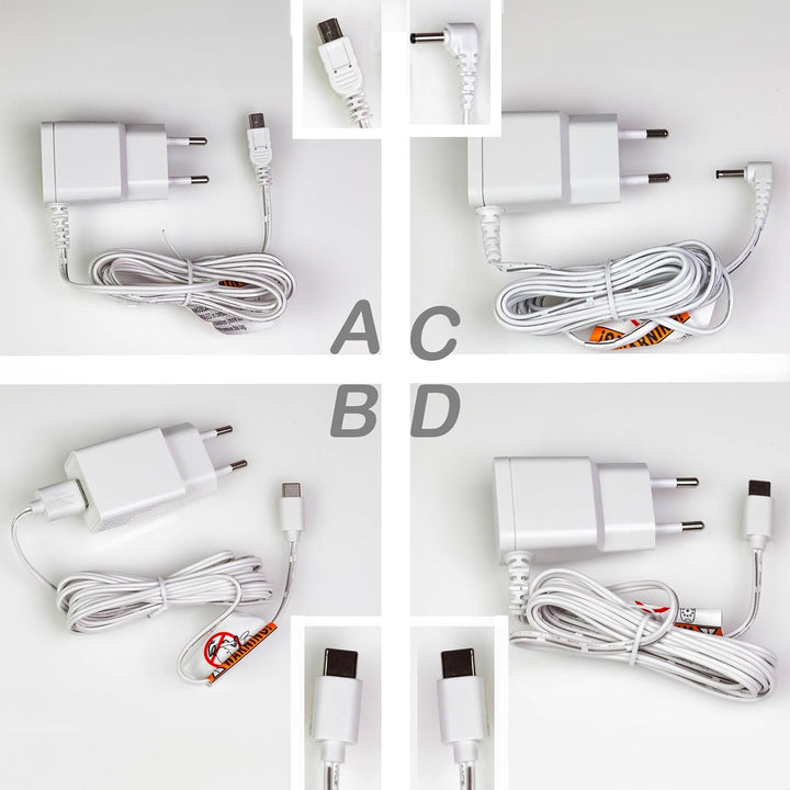 Ladegerät für Babyphone GHB, Boifun, Luvion, Oretti, Cosansys, Oleke, TrueLife, Lionello u. a. Babyf