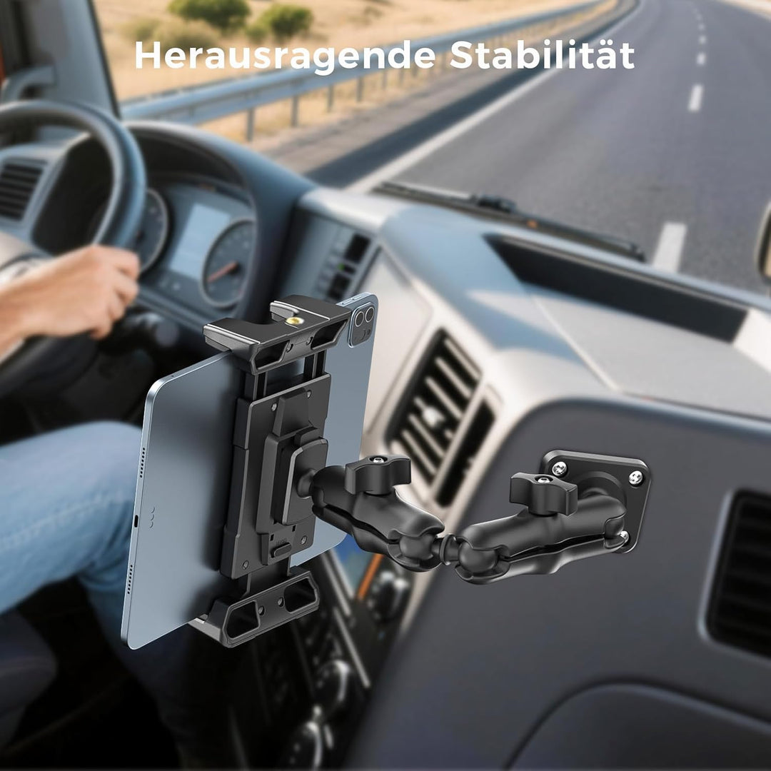 OHLPRO Tablet Halterung Auto, Halterung Auto für iPad 360° Drehbare Verstellbare, Tablet Autohalteru