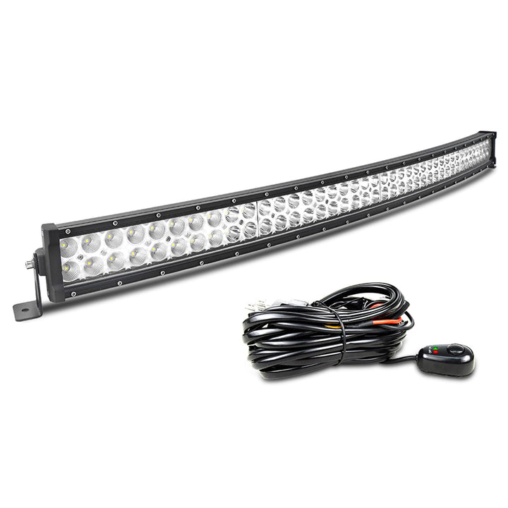 Willpower LED Arbeitsscheinwerfer 42'' 107cm 240W Zusatzscheinwerfer Bar Gebogen Offroad Scheinwerfe