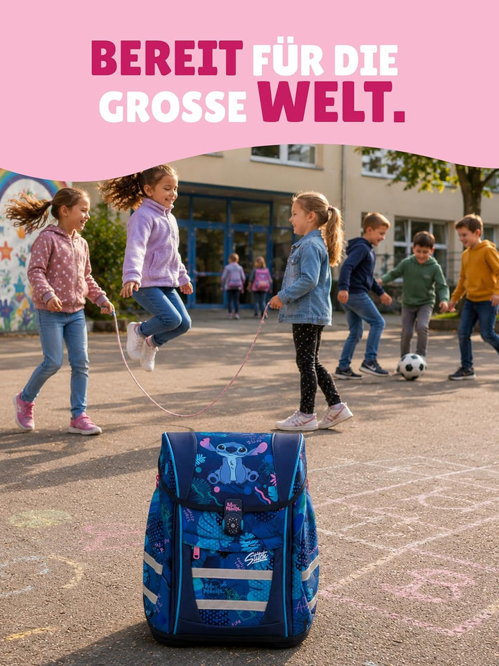 McNeill Mädchen Schulranzen 1. Klasse · Disney Lilo &amp; Stitch · ergonomischer Tornister · Schultasche