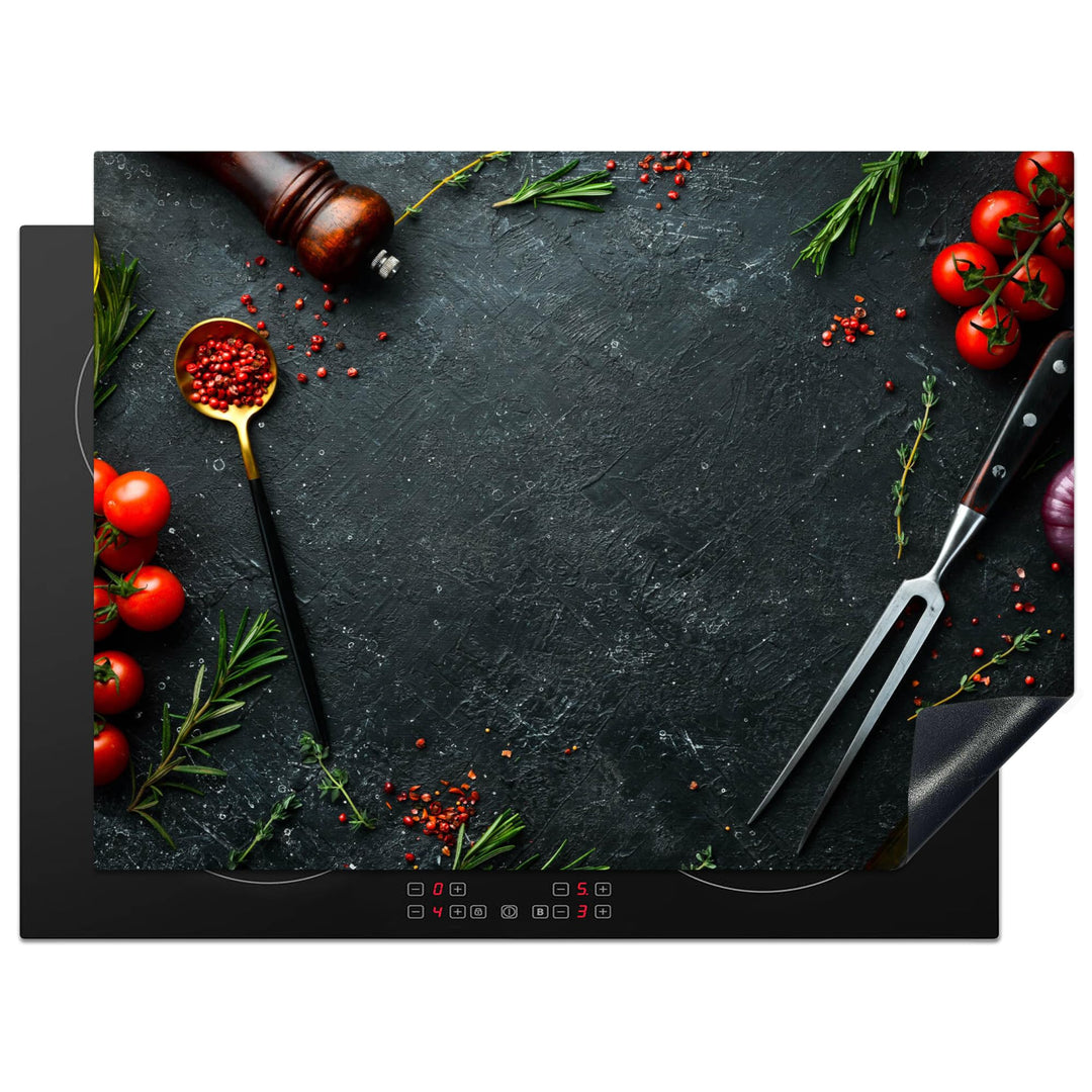 Herdabdeckplatte 70x52 cm Einteilig Herdabdeckung Abdeckplatte für Ceranfeld Abdeckung Induktionskoc