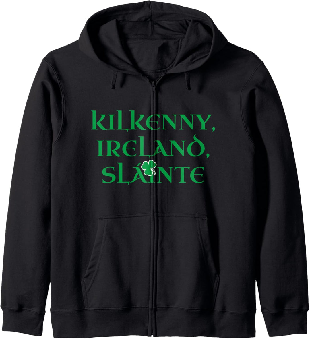 Irland Slainte Irish Heritage Clover Pride County Kilkenny Kapuzenjacke
