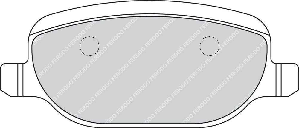 Ferodo FDB1796 PREMIER Bremsbelagsatz, Scheibenbremse - (4-teilig) - (4 Stück)