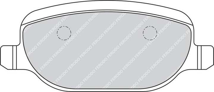 Ferodo FDB1796 PREMIER Bremsbelagsatz, Scheibenbremse - (4-teilig) - (4 Stück)