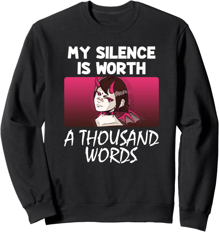 Anime Girl Ästhetisch Japanisch Dämon Manga Girl Sweatshirt