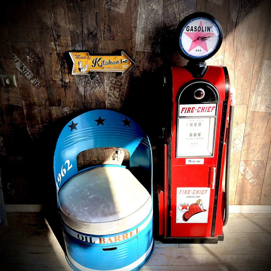 DiiliHiiri Retro-Schild, beleuchtet, Café, Vintage Metallschild, Handwerk, Zubehör für Zuhause (Mom&