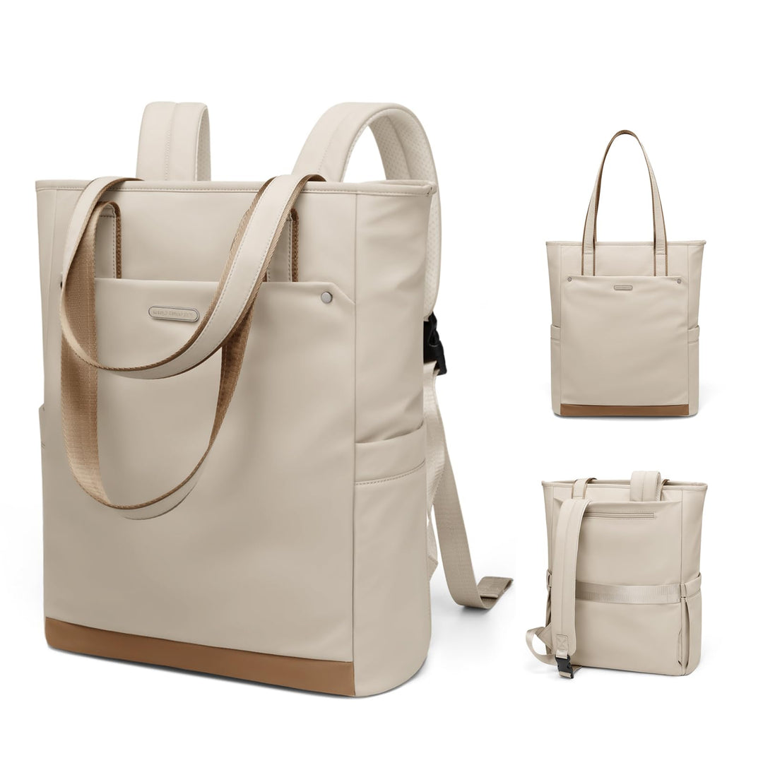 Rucksack Damen 16 Zoll,Elegant Laptop Handtasche 2 in 1, Schultasche Women Tagesrucksäcke Arbeitstas