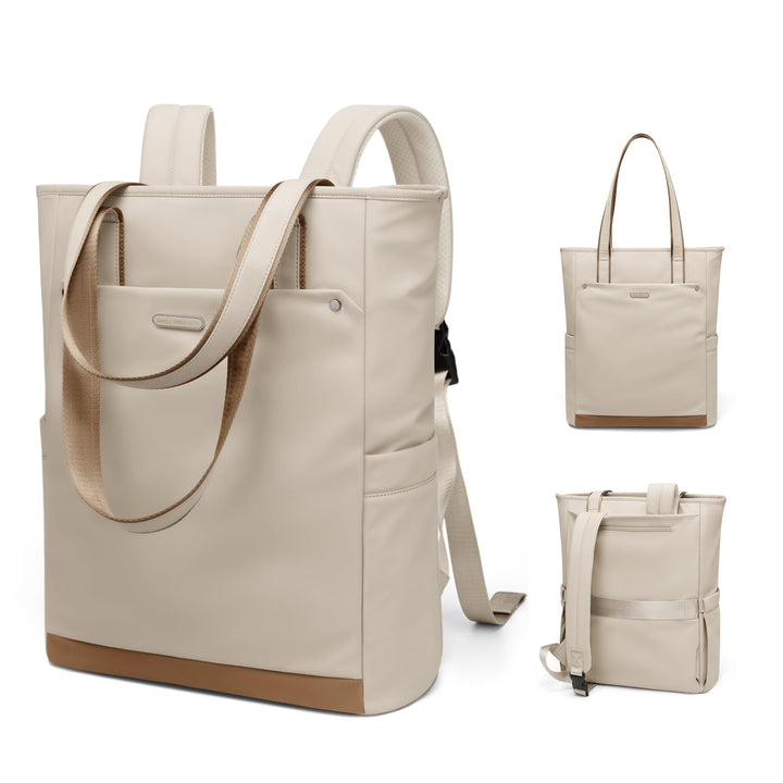 Rucksack Damen 16 Zoll,Elegant Laptop Handtasche 2 in 1, Schultasche Women Tagesrucksäcke Arbeitstas