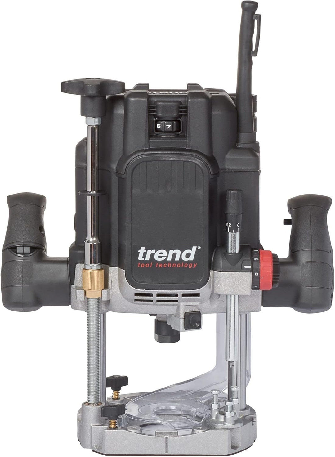 Trend T14EK 2300W 12mm Werkstattfräse mit variabler Geschwindigkeit 230V EU, 80mm Einstechtiefe, Per