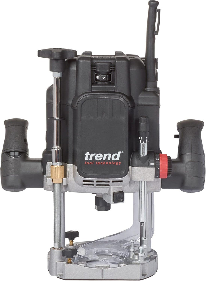 Trend T14EK 2300W 12mm Werkstattfräse mit variabler Geschwindigkeit 230V EU, 80mm Einstechtiefe, Per