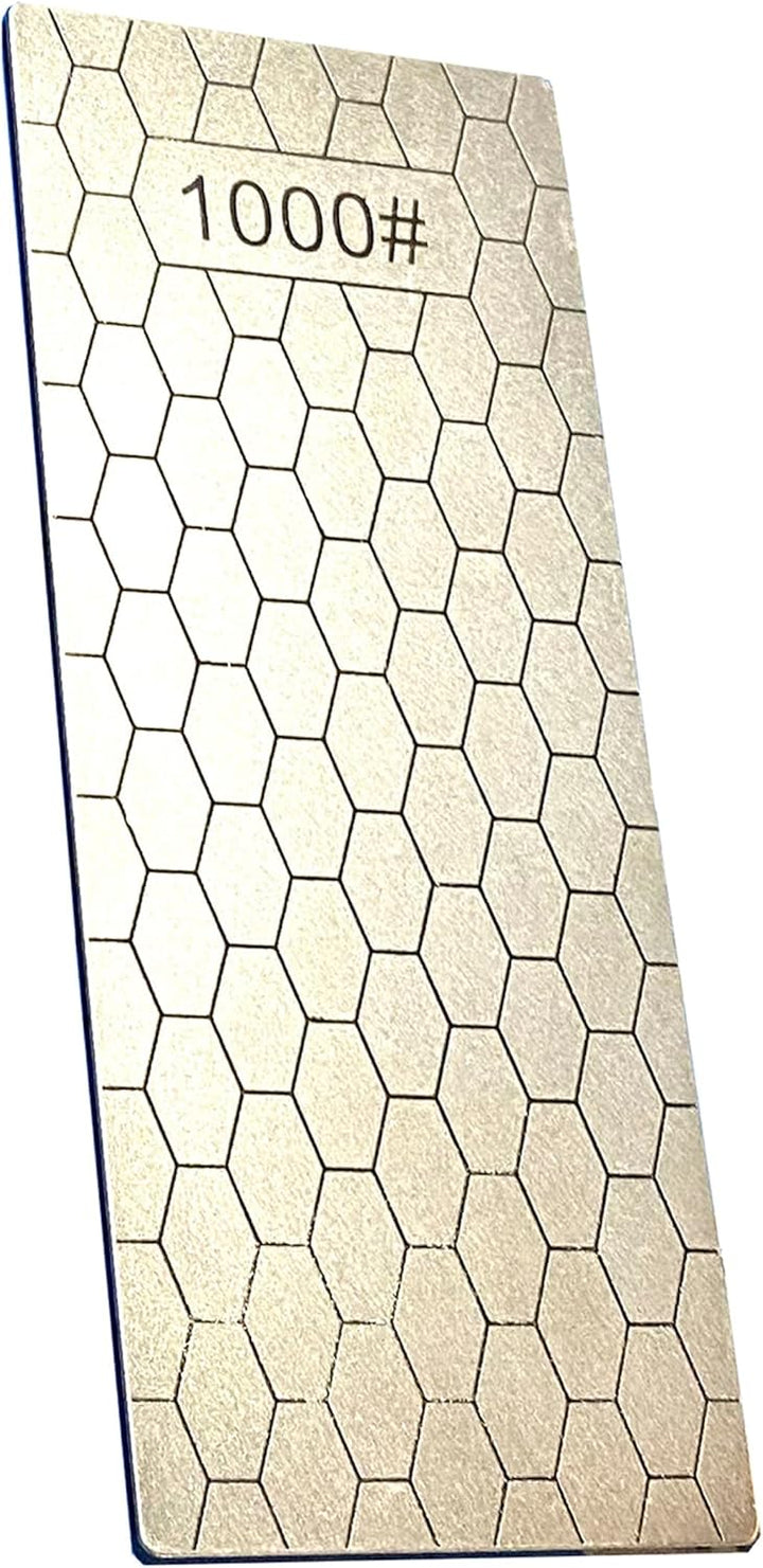Yuejizhe 6 x Diamant-Steinschärfer, 400/600/800/1000/1200/2000 Schleifstein mit extra feiner/grober