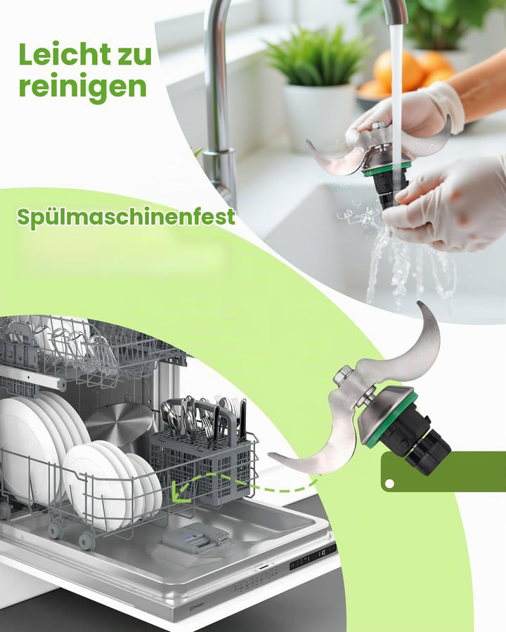 Teigmesser für TM6, TM5, Edelstahl Teigmischmesser, Kein Teig-Rückstand und Schmutzkontamination, Sc