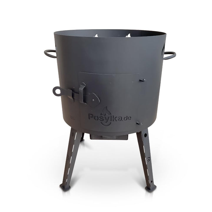 Feuerofen Utschak Ø 40 cm 12L Usbekisch Казан Учак Учаг Uchag uzbekisch Ofen Wok Guseisen