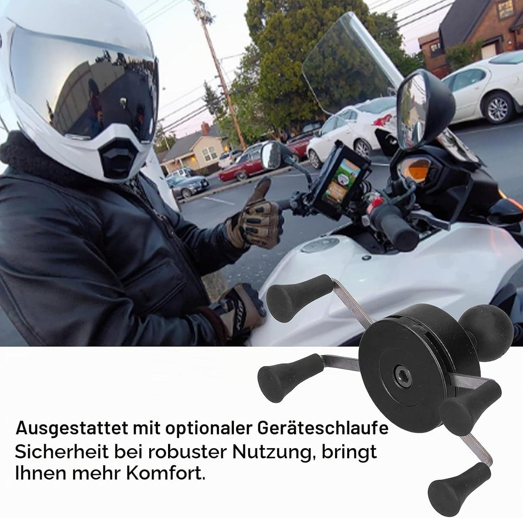 Yctze Motorrad Handyhalter, Handyhalter Kunststoff Metall X-Grip Lenkerhalterung Modifikation Univer