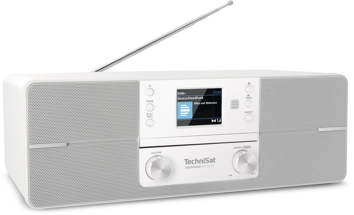 TechniSat DIGITRADIO 371 CD BT - Stereo Digitalradio (DAB+, UKW, CD-Player, Bluetooth, Farbdisplay,
