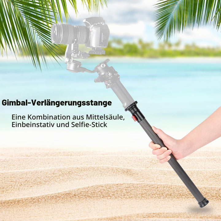 Koolehaoda Stativverlängerung, Mittelsäulenverlängerung 70cm Stativverlängerungsrohr aus Carbonfaser