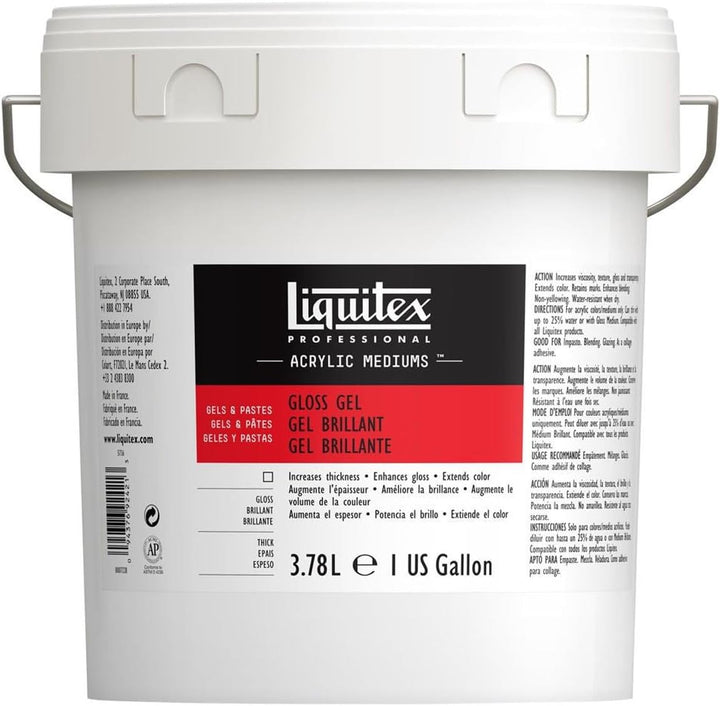 Liquitex Modelliermasse 3.78L, Transparten 3,78L - Glanz Gelmedium Glanz Gelmedium, 3,78L - Glanz Ge