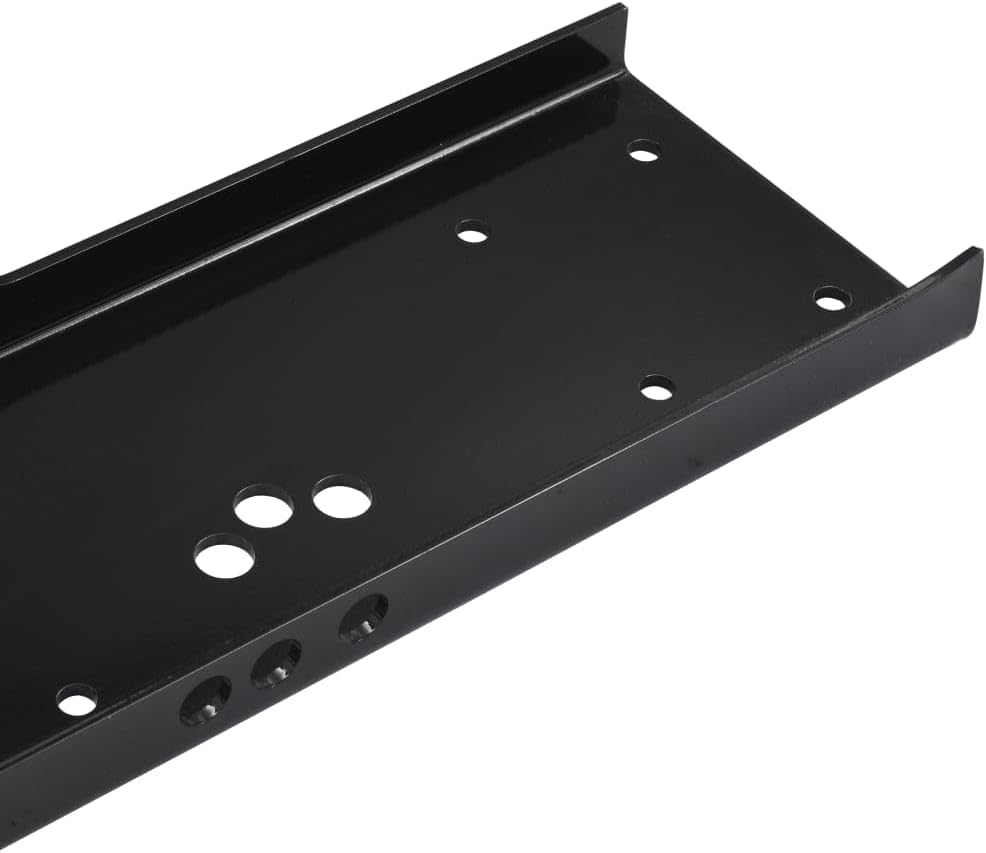 vidaXL Montageplatte für Seilwinde Winde Halteblech Stahlplatte Seilwindenhalterung 12000 lbs Univer