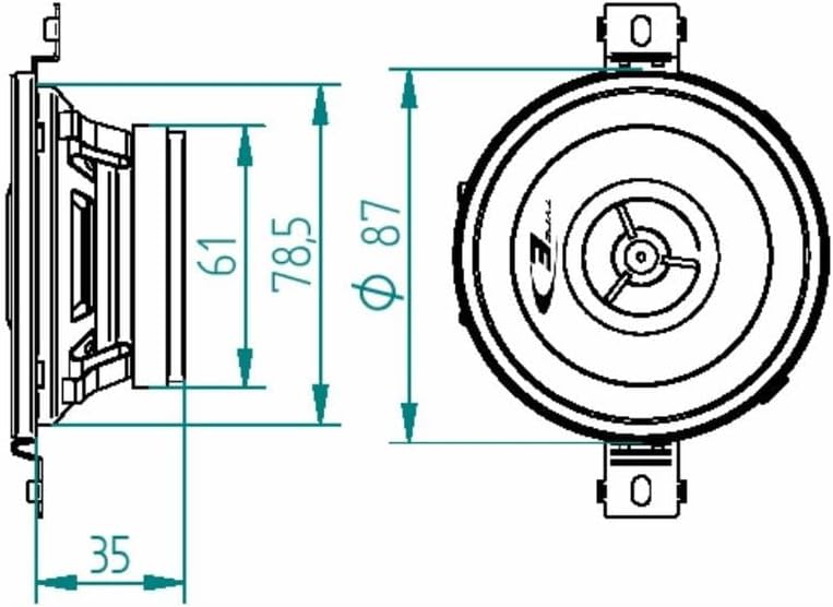 Alpine SXE-1025S - Car Speakers SXE-1025S