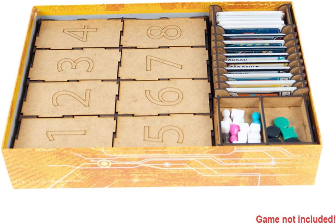 docsmagic.de Organizer Insert for Pandemic Legacy 1 & 2 - Box Einsatz, Pandemic Legacy 1 & 2