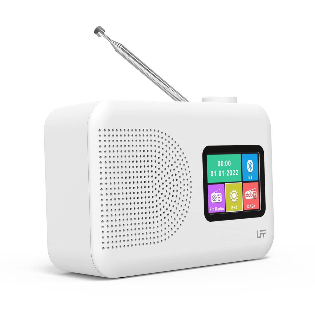 Dab Radio, LFF DAB Digitalradio, Radio Klein UKW-Digitalradio, DAB Plus Radio, Küchenradio mit Kabel