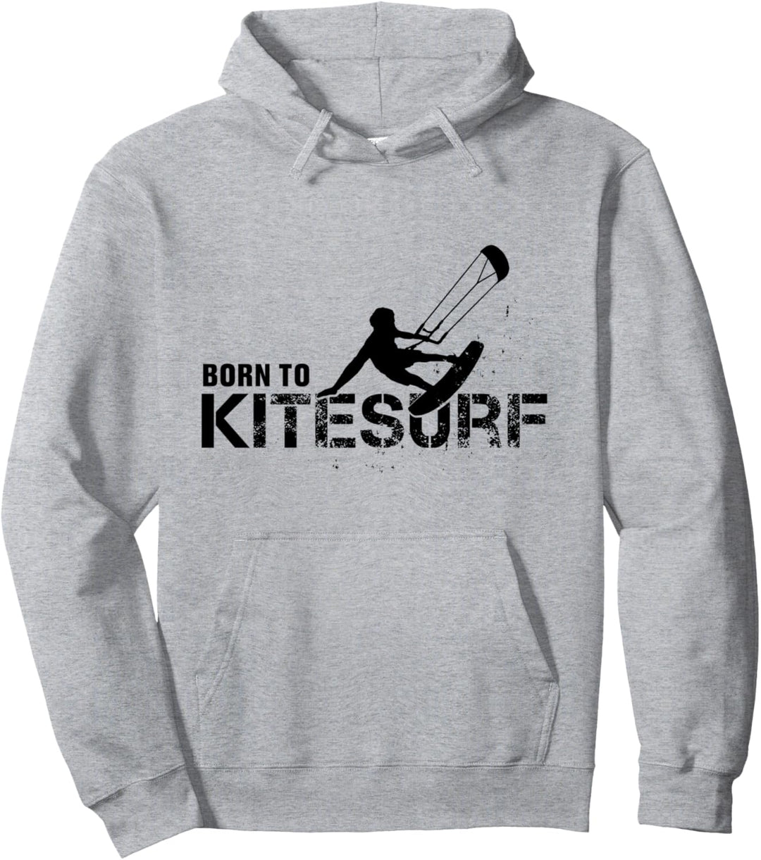 Born to Kitesurf Kitesurfing Board Geschenke Kite Fan Gear Pullover Hoodie