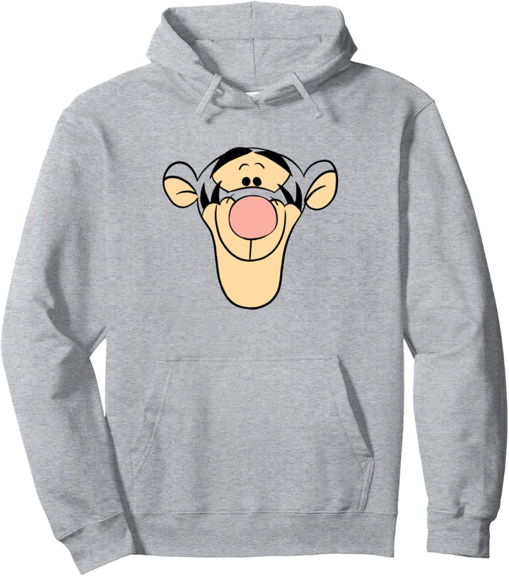Disney Winnie The Pooh Tigger Big Face Transparent Pullover Hoodie