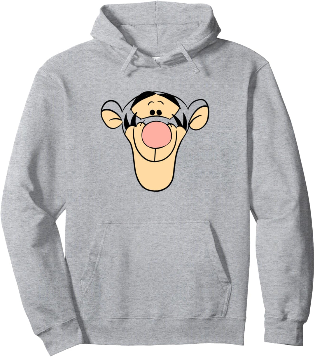 Disney Winnie The Pooh Tigger Big Face Transparent Pullover Hoodie
