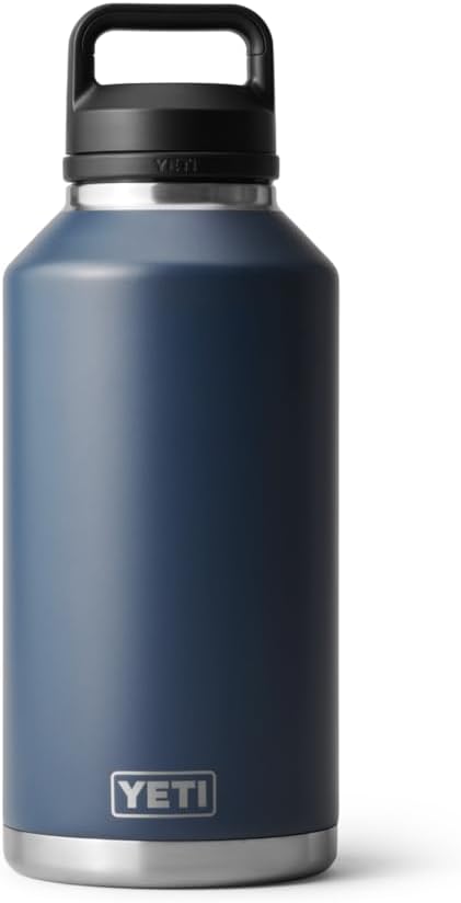 YETI Rambler Flasche Mit Chug-Verschluss, Navy, 64 oz (1,9 L), Navy