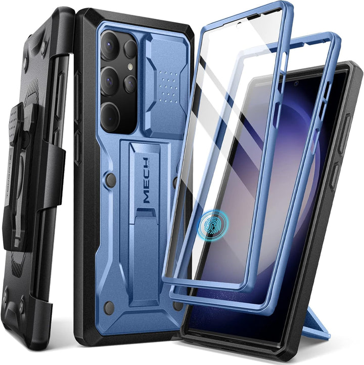 Tongate für Samsung Galaxy S23 Ultra Hülle, [Schiebekamera-Abdeckung &amp; Bildschirmschutz] [2 vordere
