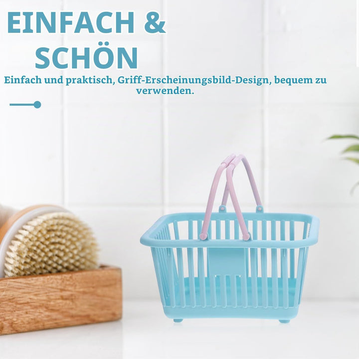 ibasenice Spielzeug Aufbewahrungskorb Set 2 Stück Handliche Einkaufskörbe für Kinder, Obst &amp; Gemüse