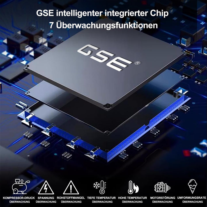 GSE Eiscrememaschine 1200W - 18L Softeis pro Stunde, 6L Edelstahlbehälter mit Kühlfunktion, 1.2L Ein