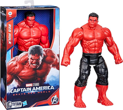 Marvel Studios Captain America Brave New World, Titan Hero Serie Deluxe Red Hulk Action-Figur