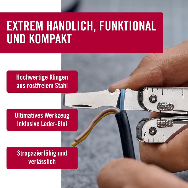 Victorinox, Multifunktionstool, SwissTool, Taschen Werkzeug, Funktionen, Kombi-Spitzzange, Feststell