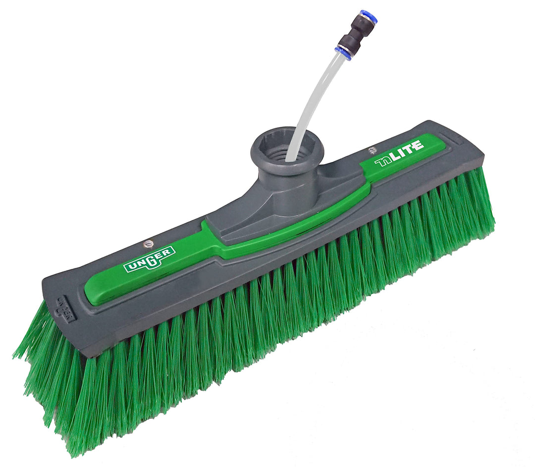 Unger NFF28 nLite Power Bürste Einfach, Gesplissen, Grün, 28cm Grösse