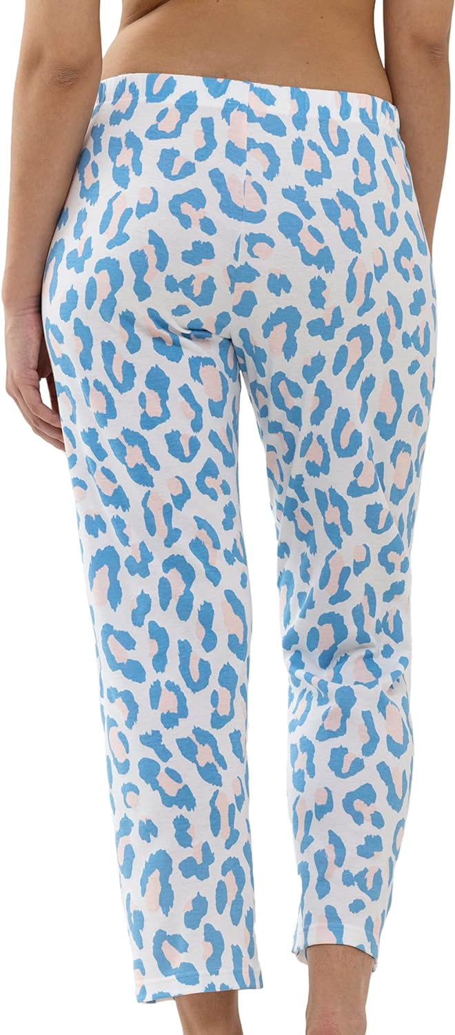 Mey Nachtwäsche Serie Sleepy & Easy Damen Yoga Pants Summer Blue S(38)