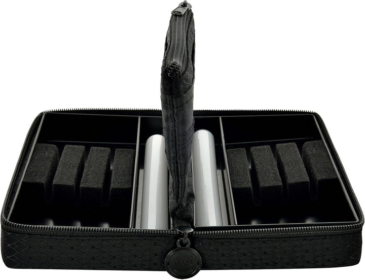 ONE80 Double Darttasche für Darts Dart Wallet Dart Cases Schwarz, Schwarz
