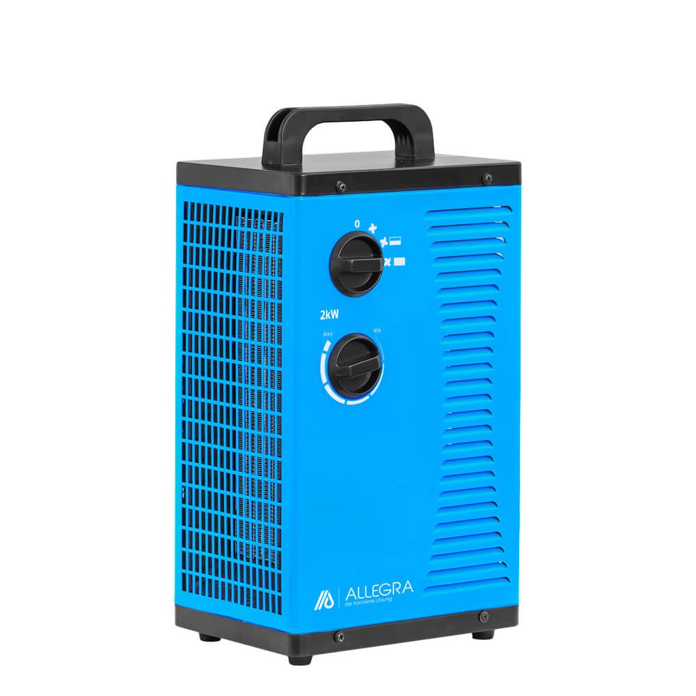 ALLEGRA Heizstrahler Heizlüfter 2 KW 2000 Watt Zeltheizung energiesparend Radiator Elektroheizung El