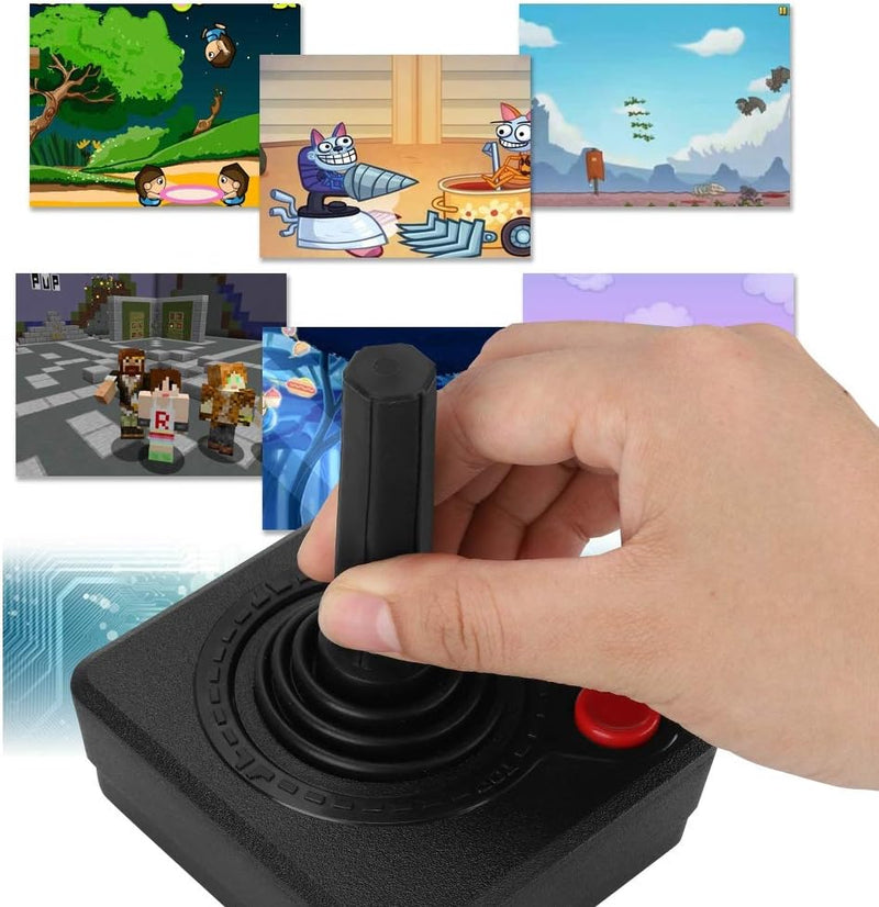 Nikou Konsole Joystick - Verschleissfeste Retro Classic 3D-Analog-Joystick-Controller-Spielsteuerung