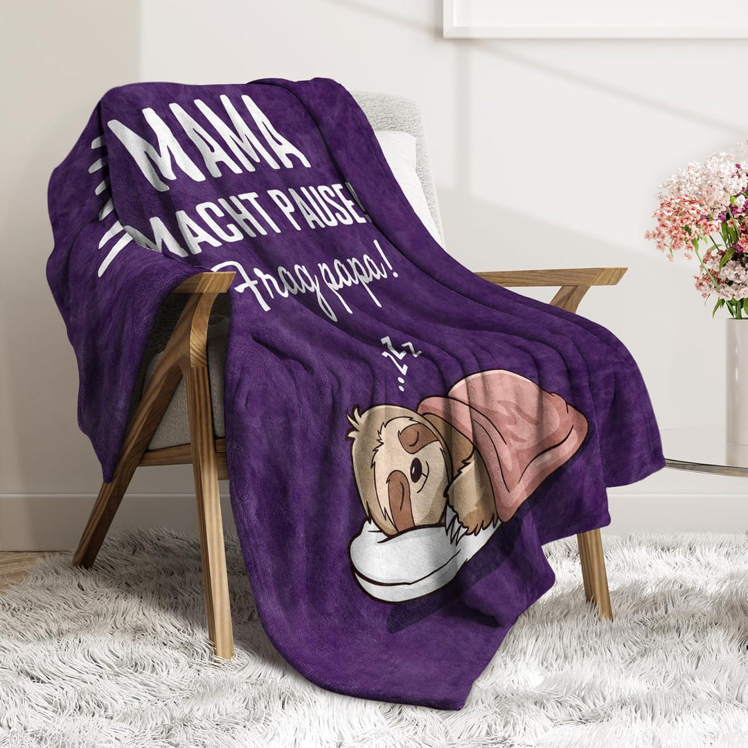 Geschenke für Mama zu Weihnachten, Mama Geschenk Weihnachten und Geburtstag – Kuscheldecke, Mutter G