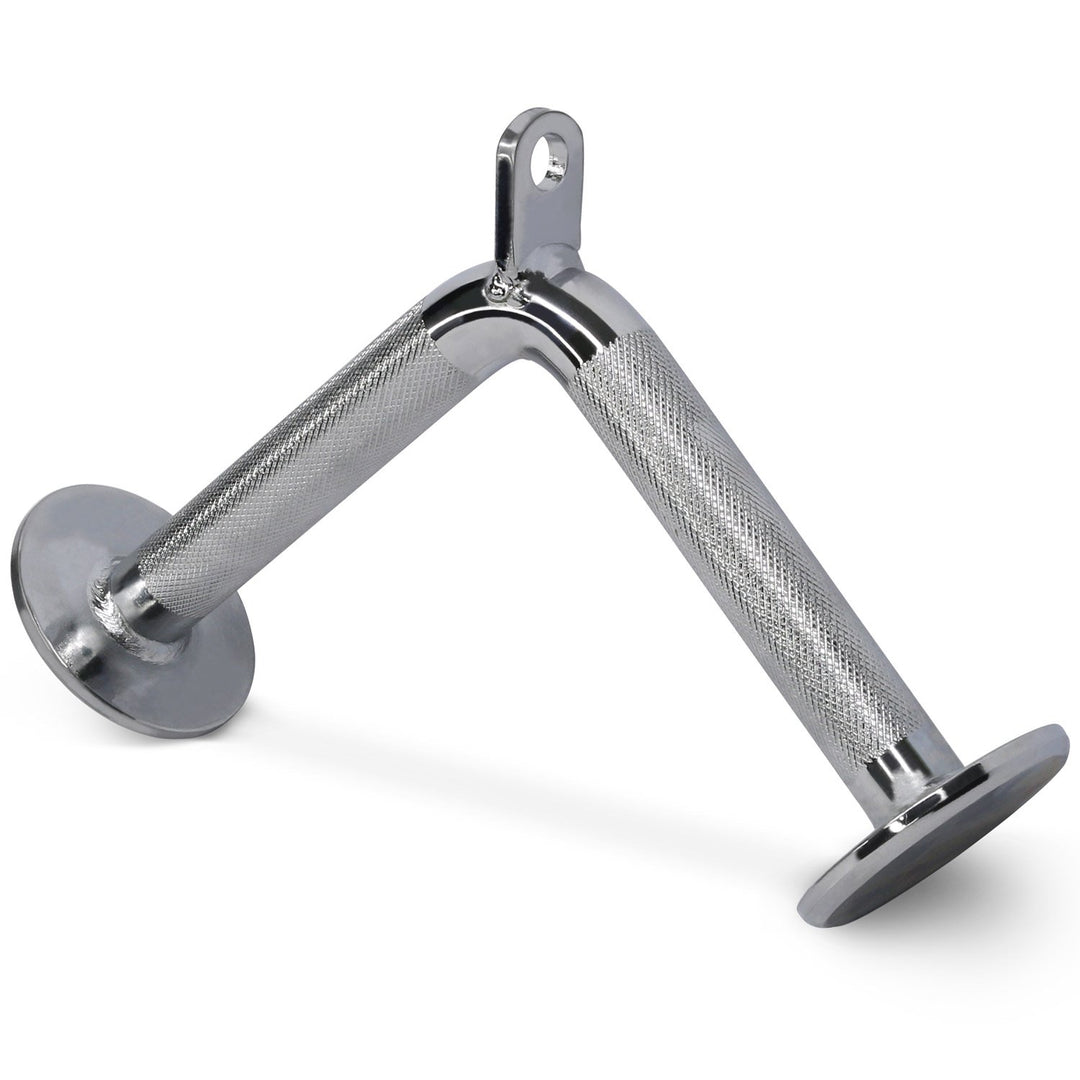 Yes4All LAT-Pull-Down-Kabelaufsatz, Trizeps-Pressstange, V-förmige Stange mit Diamant-Rändelgriff, B