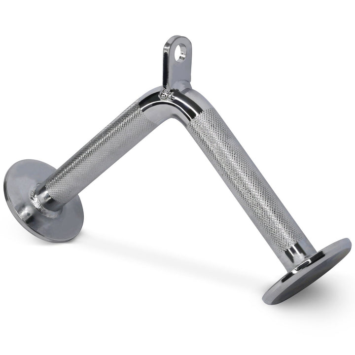 Yes4All LAT-Pull-Down-Kabelaufsatz, Trizeps-Pressstange, V-förmige Stange mit Diamant-Rändelgriff, B