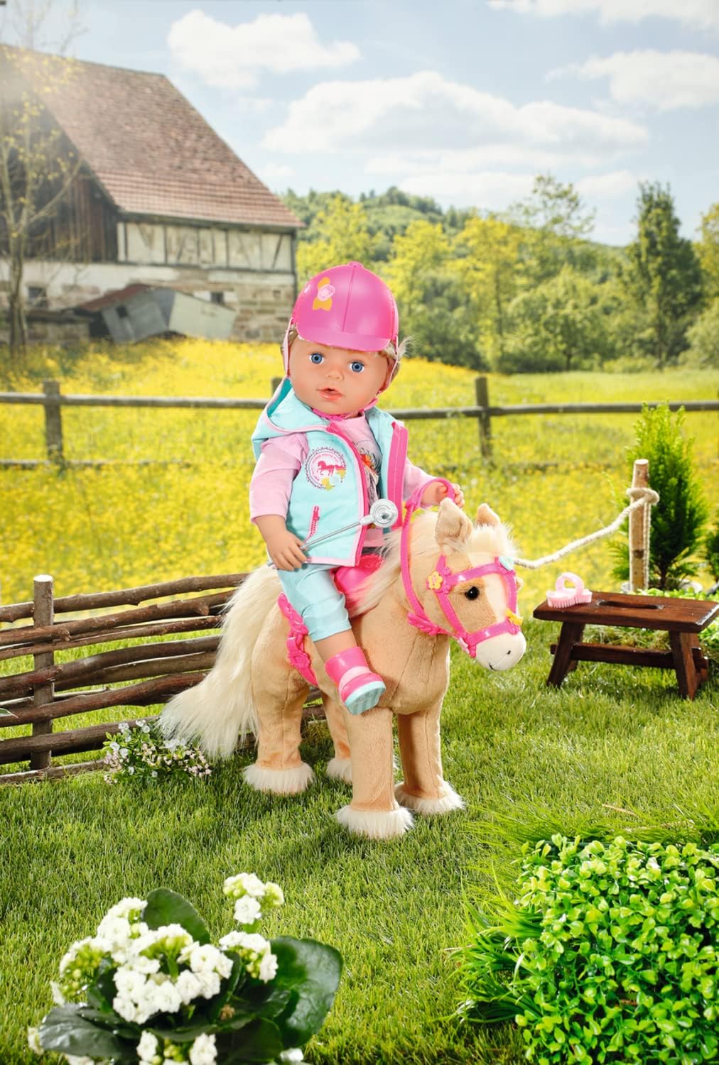 BABY born Zapf Creation 835203 My Cute Horse-Eletronisches Plüschpferd mit Lauf-und Soundfunktion, S
