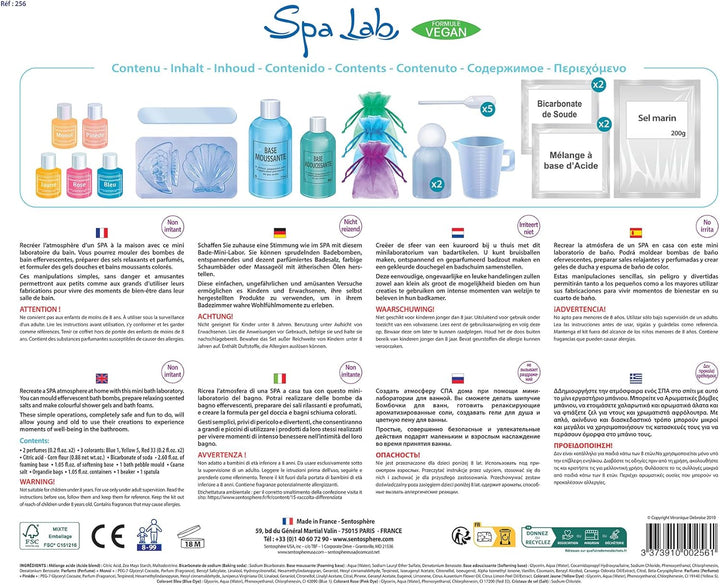 Sentosphère 3900256 Kreativ Kit Spa Lab, DIY Wellness-Set