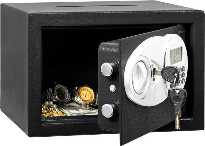 Genie Hand – Elektronischer Tresor Safe mit Einwurfschlitz – B-Klasse-Schloss – Anti-Bounce-Technolo
