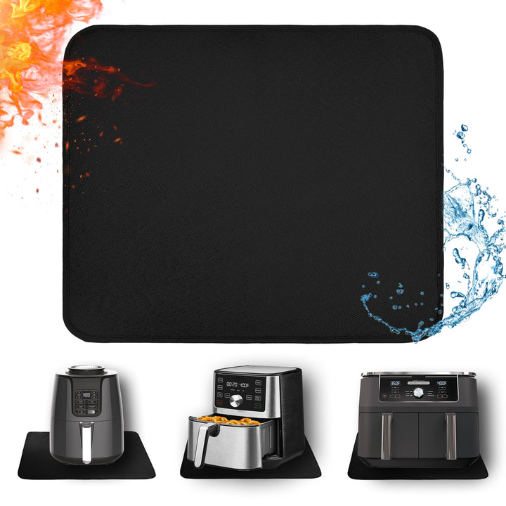 Khongoo Hitzebeständige Unterlage 40 x 45cm-1mm, Hitzeschutzmatte für Luftfritteuse, Feuerfeste Unte