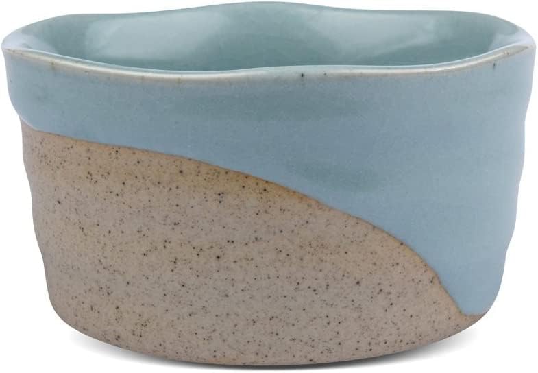 MAOCI - Matcha-Schale Chawan aus Porzellan 400ml 2farbig handgefertigt - als Geschenkbox