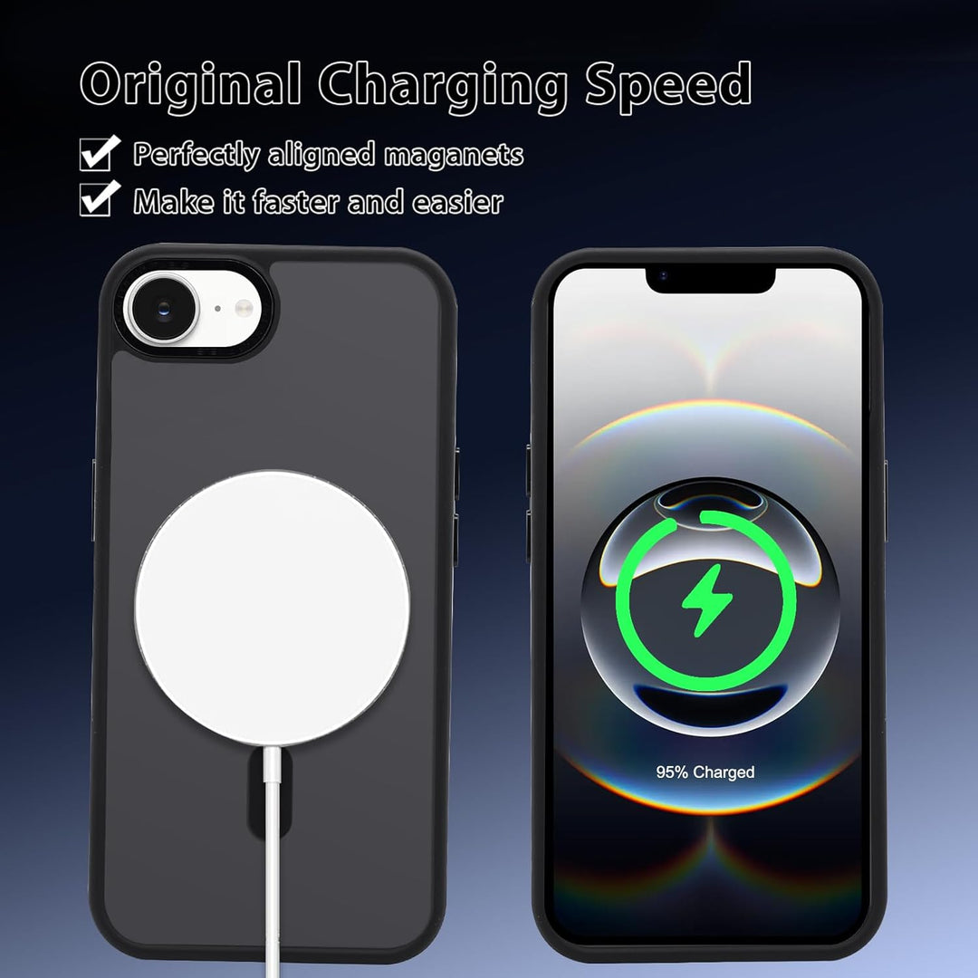 Yodege Magnetische Handyband für iPhone 16e 6,1" Hülle mit Band, Handyhülle Kompatibel mit MagSafe,
