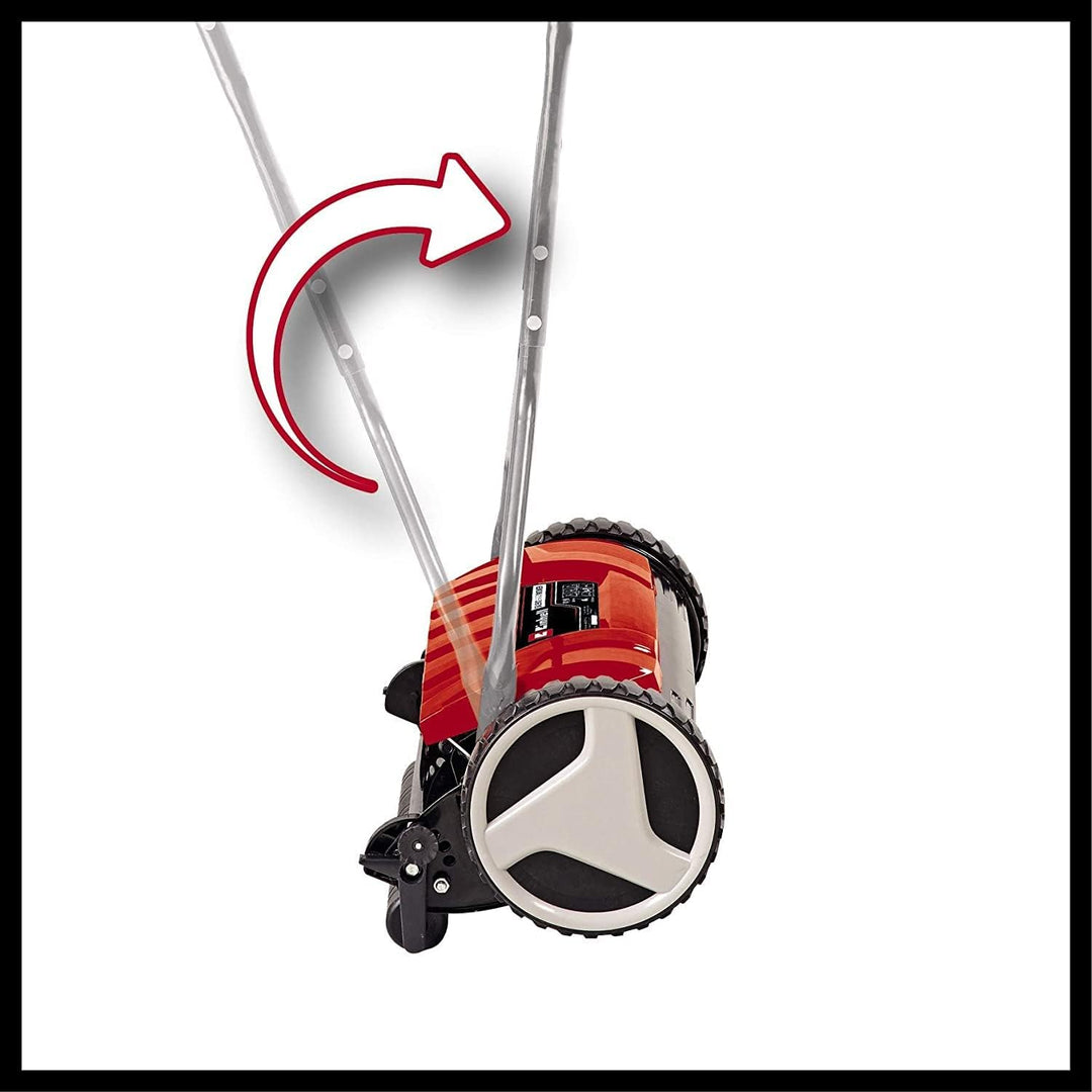 Einhell Hand-Rasenmäher GE-HM 38 S (38 cm Schnittbreite, 4-stufige Schnitthöhenverstellung, ohne Ant